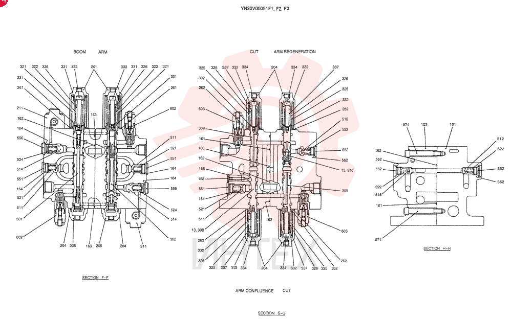VALVE ASSY,CONTROL YN30V00051F1 (3)