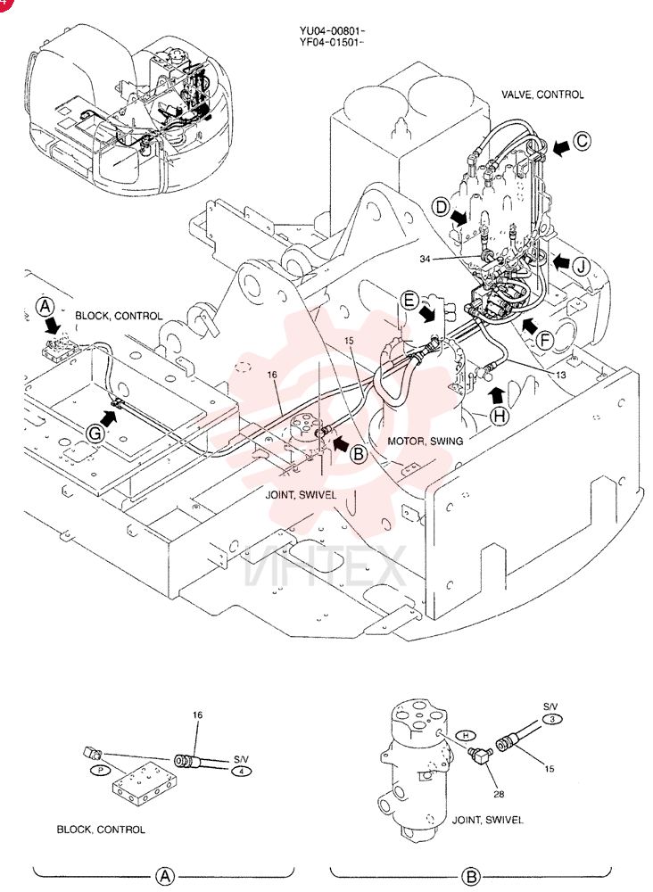 CONTROL LINES, VALVE YF64H00011F1 (1)