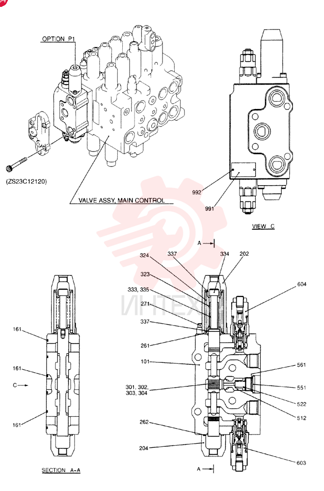 CONTROL VALVE YN30V00083F1