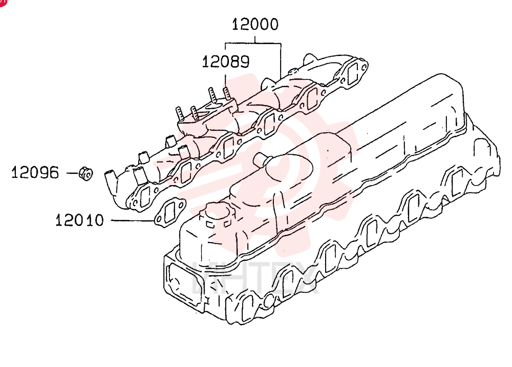 EXHAUST MANIFOLD VAME088908