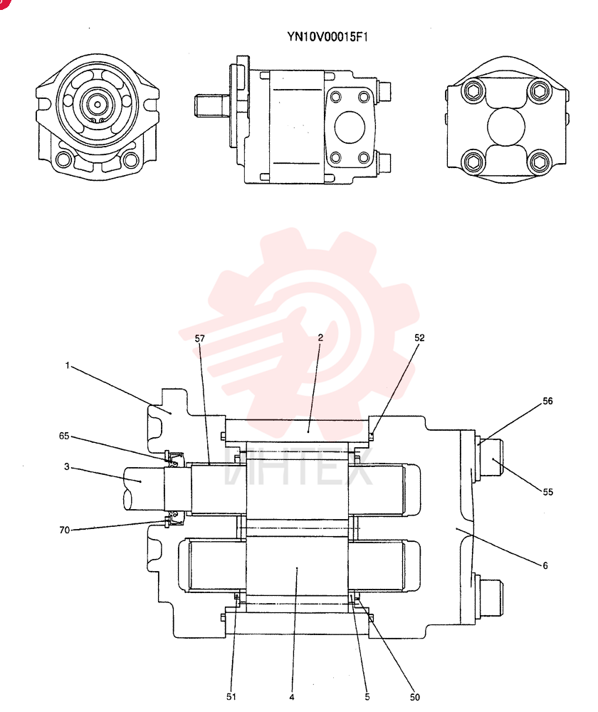 GEAR YN10V00015F1