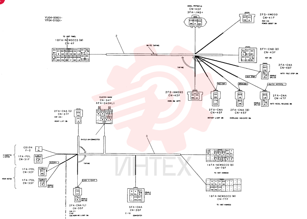 HARNESS ASSY, CAB YF14E00008F1 (3)