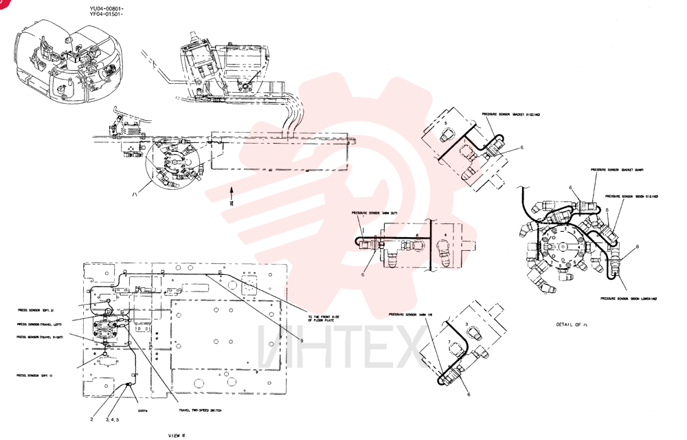 HARNESS ASSY, UPPER YF13E00004F3 (1)