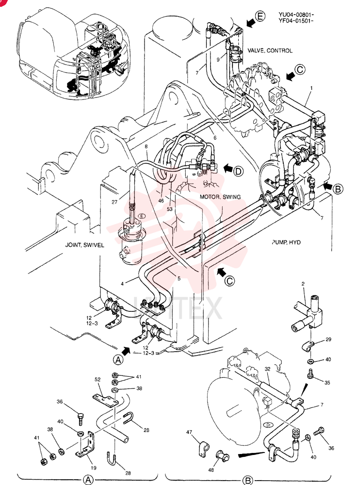 HYD LINES, RETURN YF32H00001F1 (1)