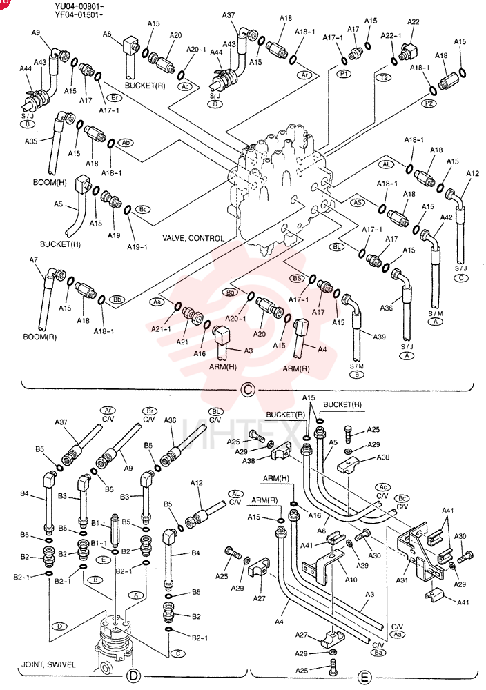 HYD LINES, UPP YF03H00004F1 (2)