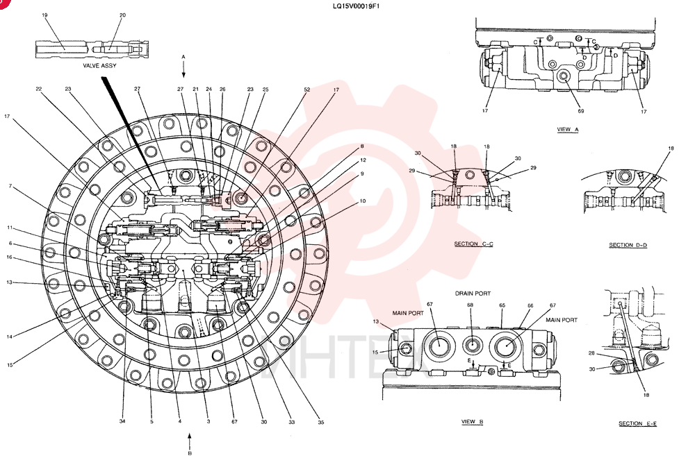 HYDRAULIC MOTOR LQ15V00019F1 (2)