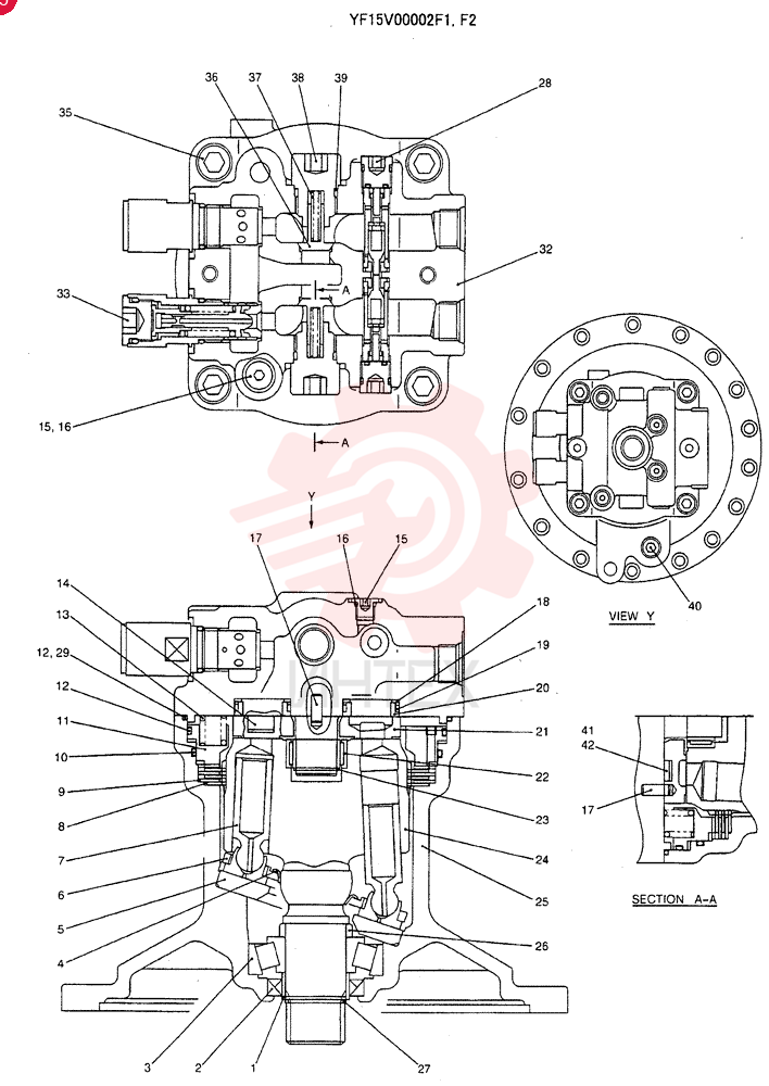 HYDRAULIC MOTOR YF15V00002F1