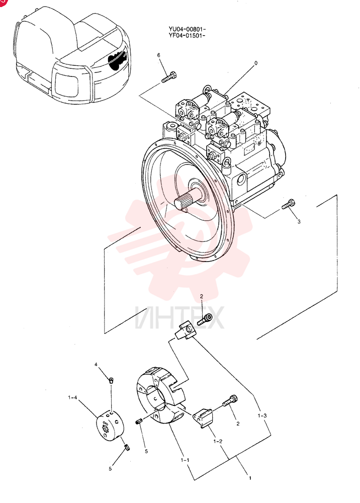 HYDRAULIC PUMP YF10V00002F2