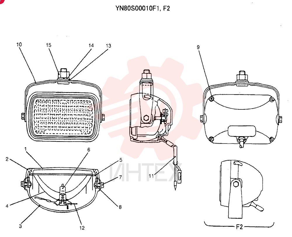 LIGHT ASSY. YN80S00010F1