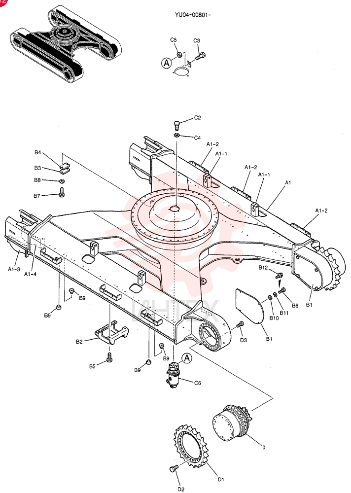 MOTOR ASSY, PROPELLING L015V00019F1