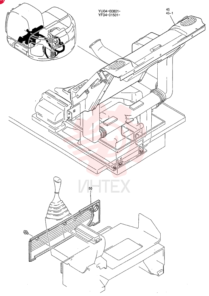 PANEL ASSY, INSTRUMENT (AIR-CON) YT17M00013F8 (1)