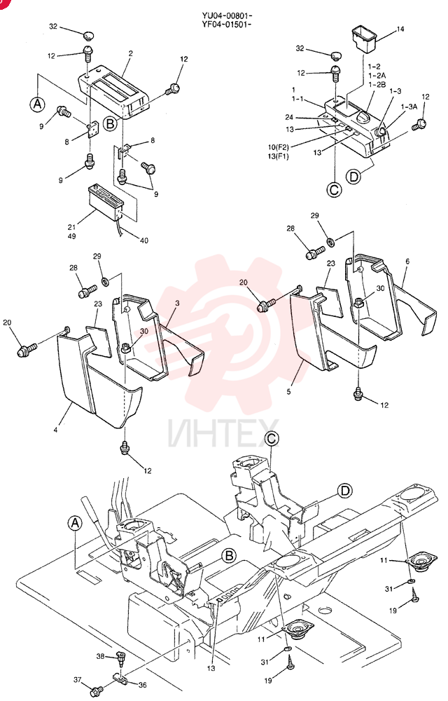 PANEL ASSY, INSTRUMENT (STD) YB17M00002F1 (2)