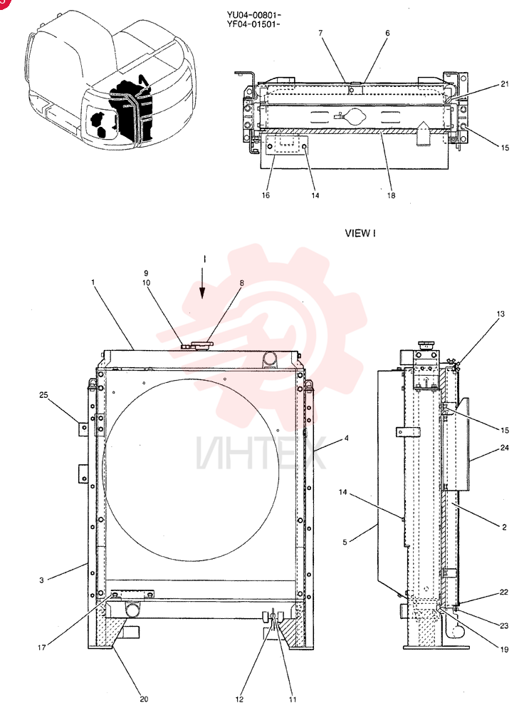 RADIATOR ASSY YF05P00005F1