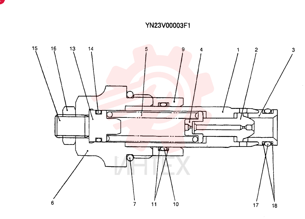 VALVE PRESSURE RELIE YN23V00003F1