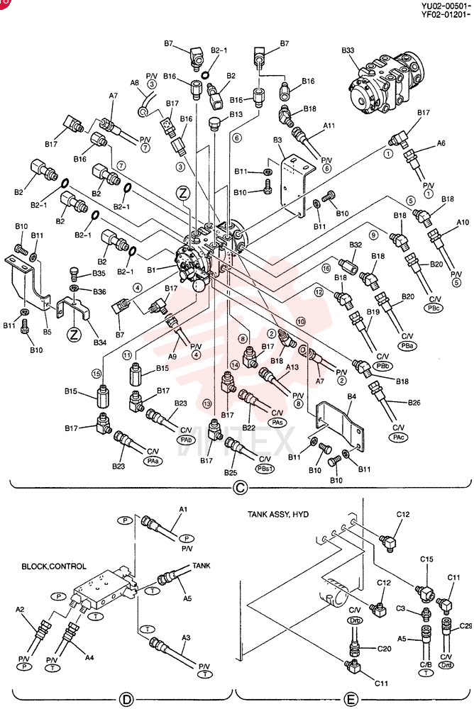 CONTROL LINES, REMOTE YF68H00002F1 (4)
