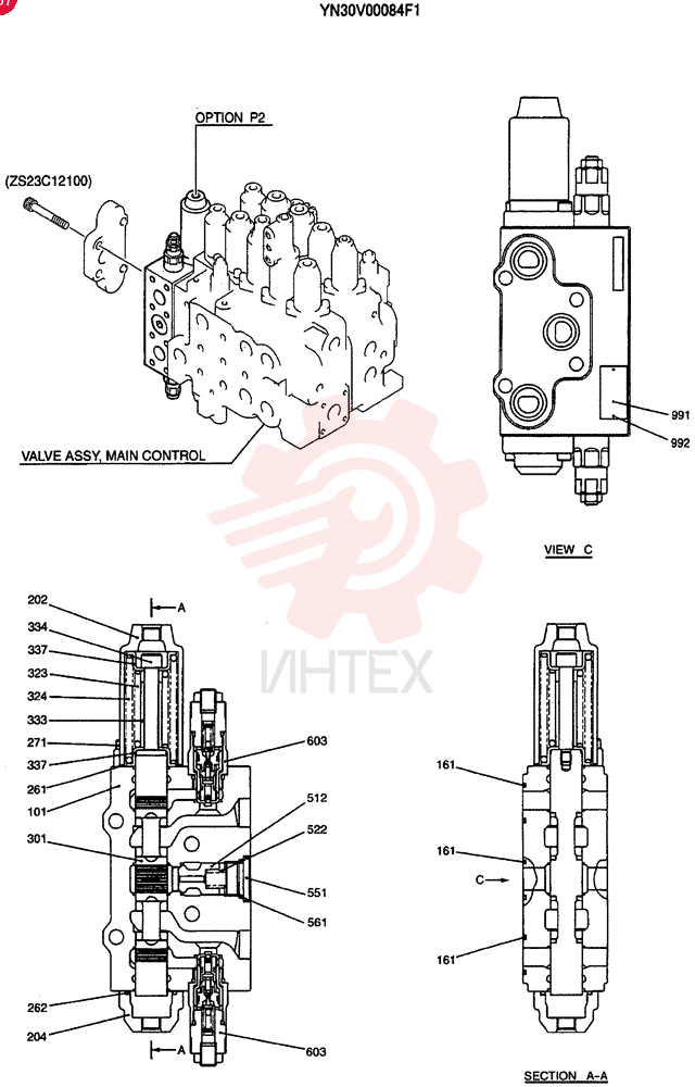 CONTROL VALVE YN30V00084F1