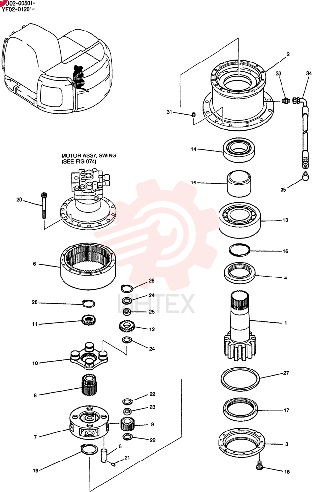GEAR REDUCTION UNIT LQ32W00009F2