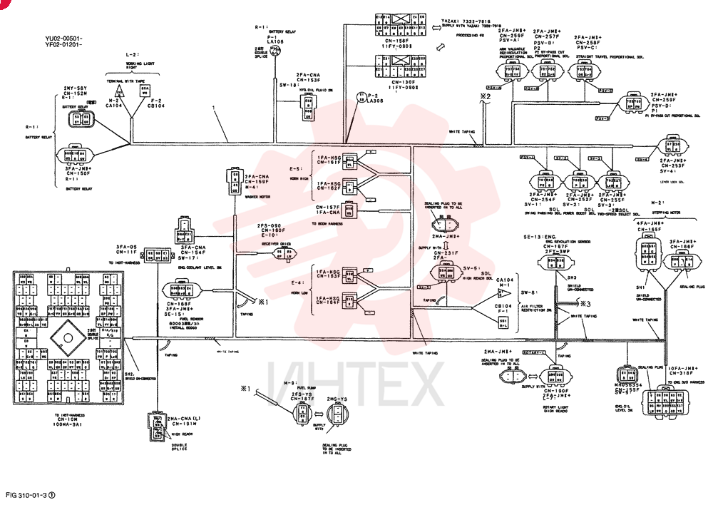 HARNESS ASSY, UPP YF13E00006F1 (2)