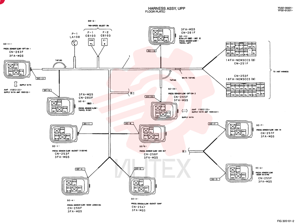 HARNESS ASSY, UPP YF13E00004F1 (2)