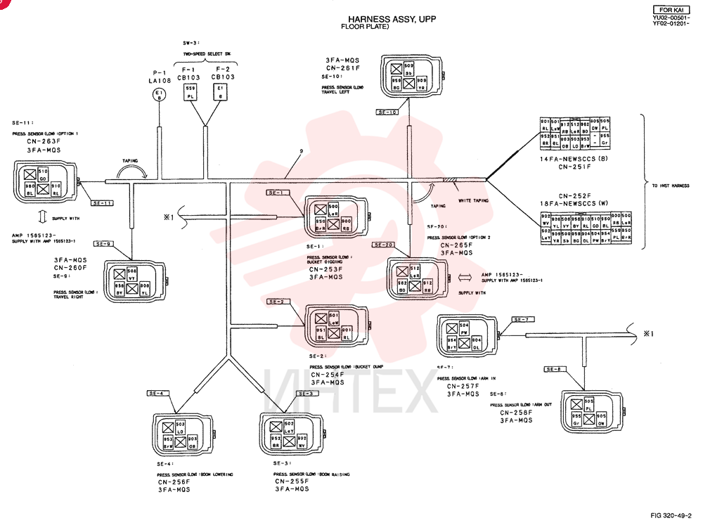 HARNESS ASSY, UPP YF13E00004F3 (2)