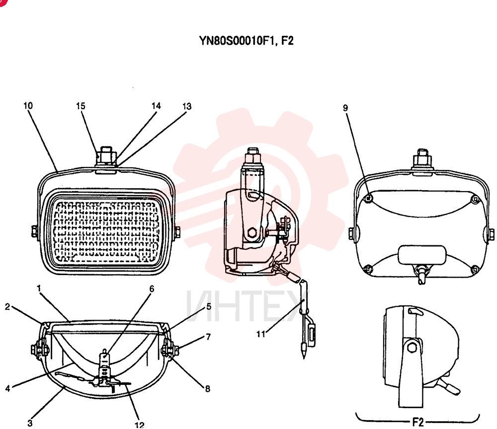 LIGHT ASSY. YN80S00010F1