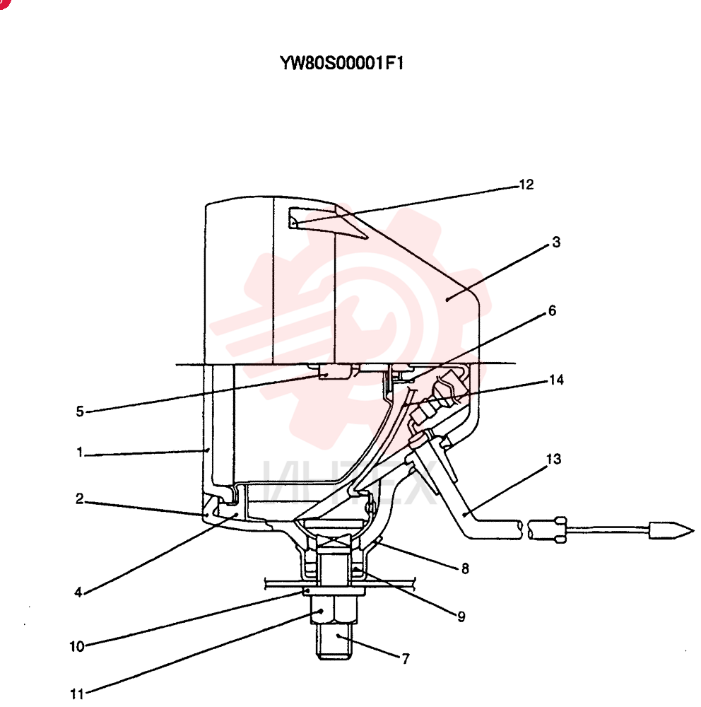 LIGHT ASSY. YW80S00001F1