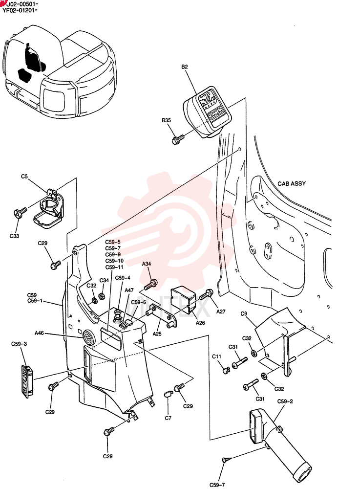 PANEL ASSY, INSTRUMENT (STD) YT17M00012F9 (1)