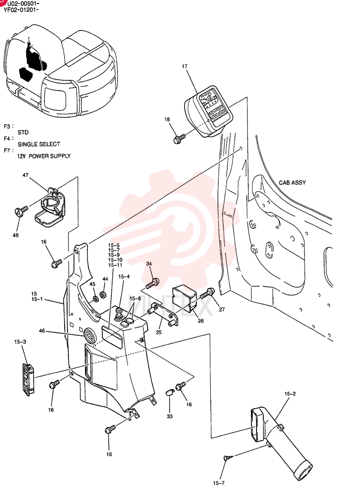PANEL ASSY, INSTRUMENT (STD) YY17H00009F3 (1)