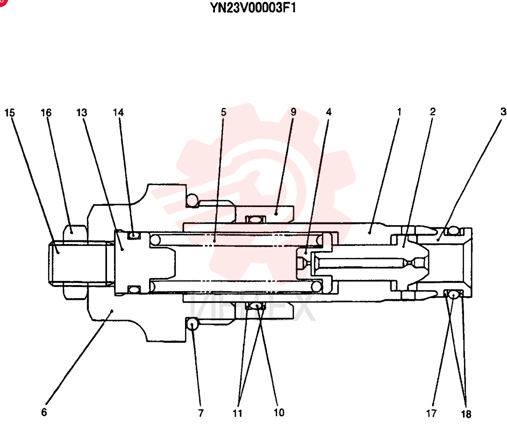 VALVE PRESSURE RELIE YN23V00003F1