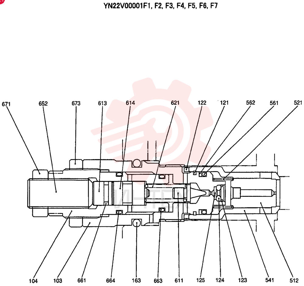 VALVE PRESSURE RELIE YN22V00001F1