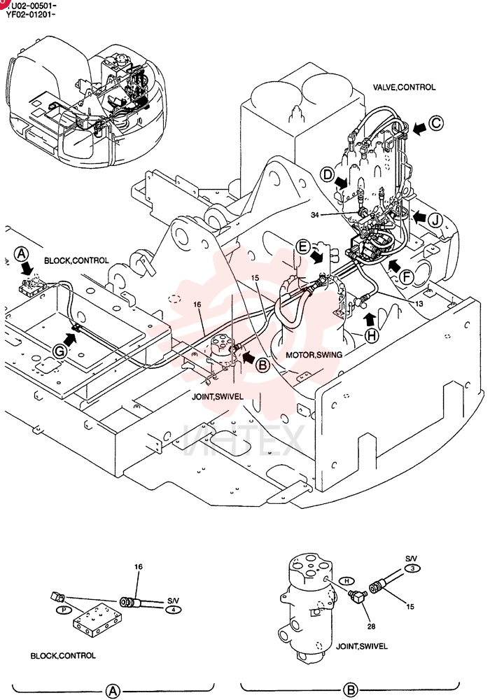 CONTROL LINES,VALVE YF64H00011F1 (1)