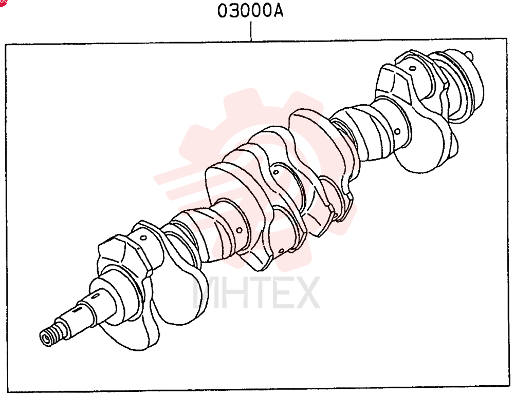 CRANKSHAFT VAME300086