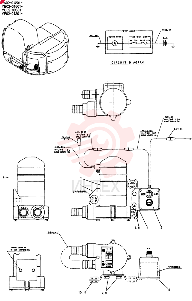 FUEL PUMP YF22P00002F1