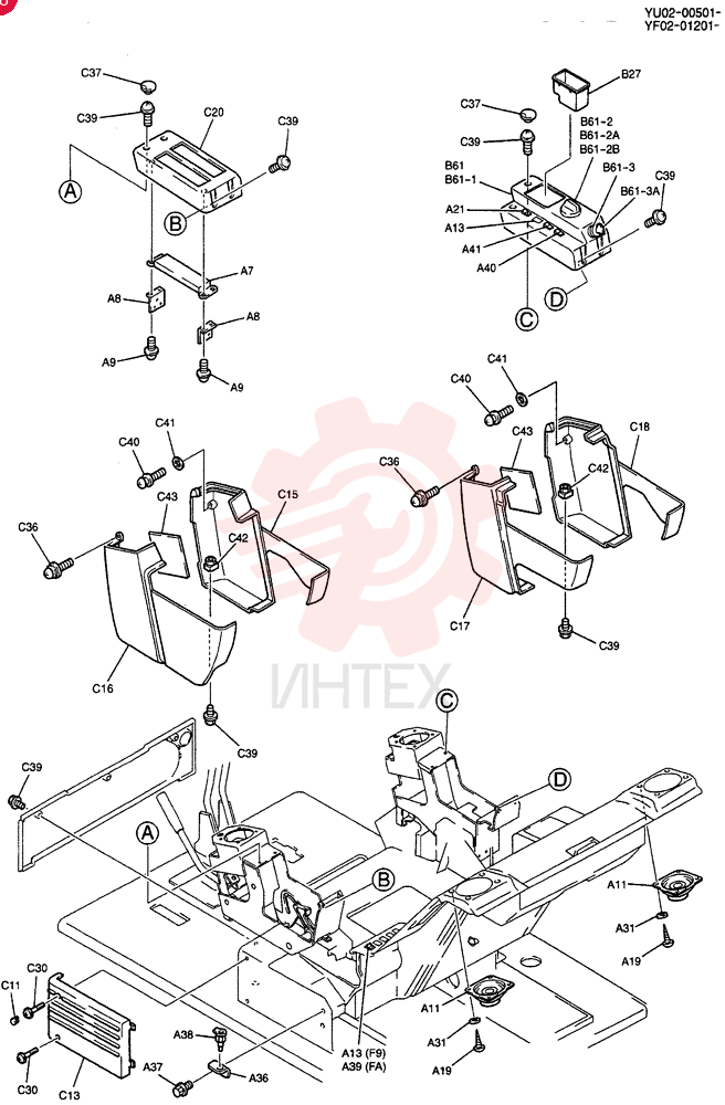 PANEL ASSY, INSTRUMENT (STD) YT17M00012F9 (2)