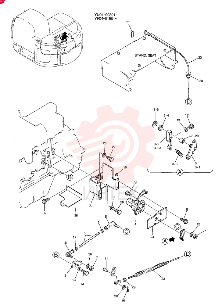CONTROL ASSY, ENGINE YF11M00002F1