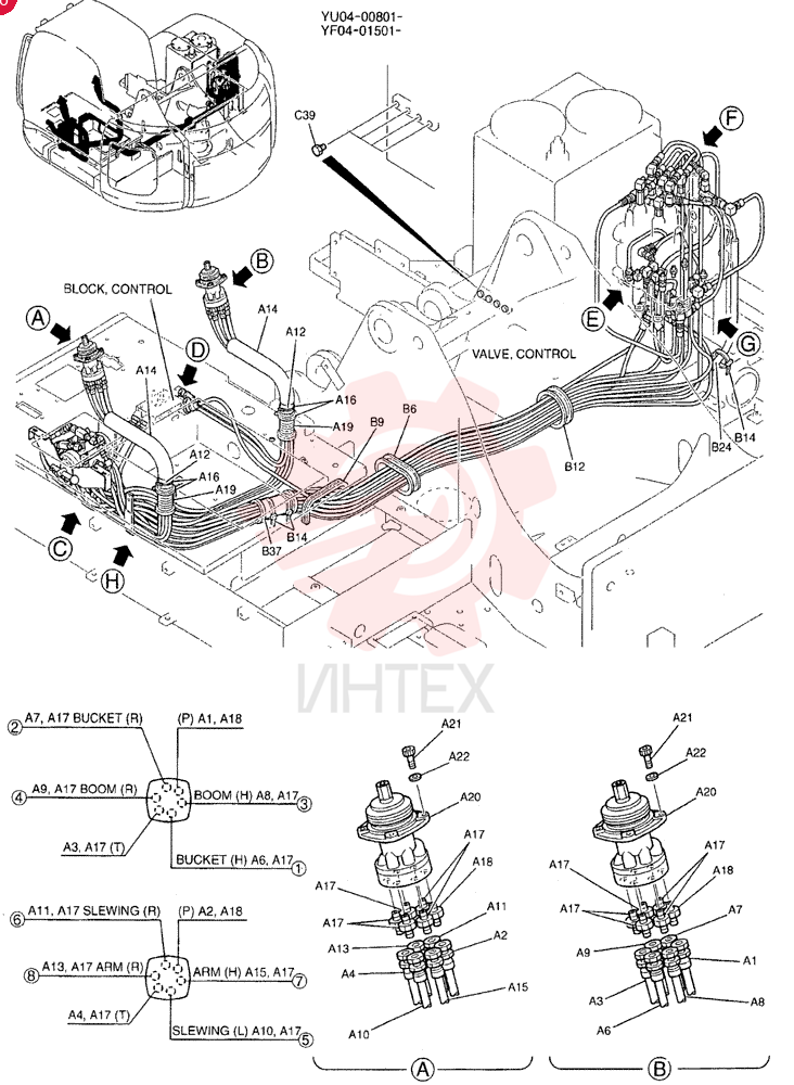 CONTROL LINES, REMOTE YF68H00005F1 (2)