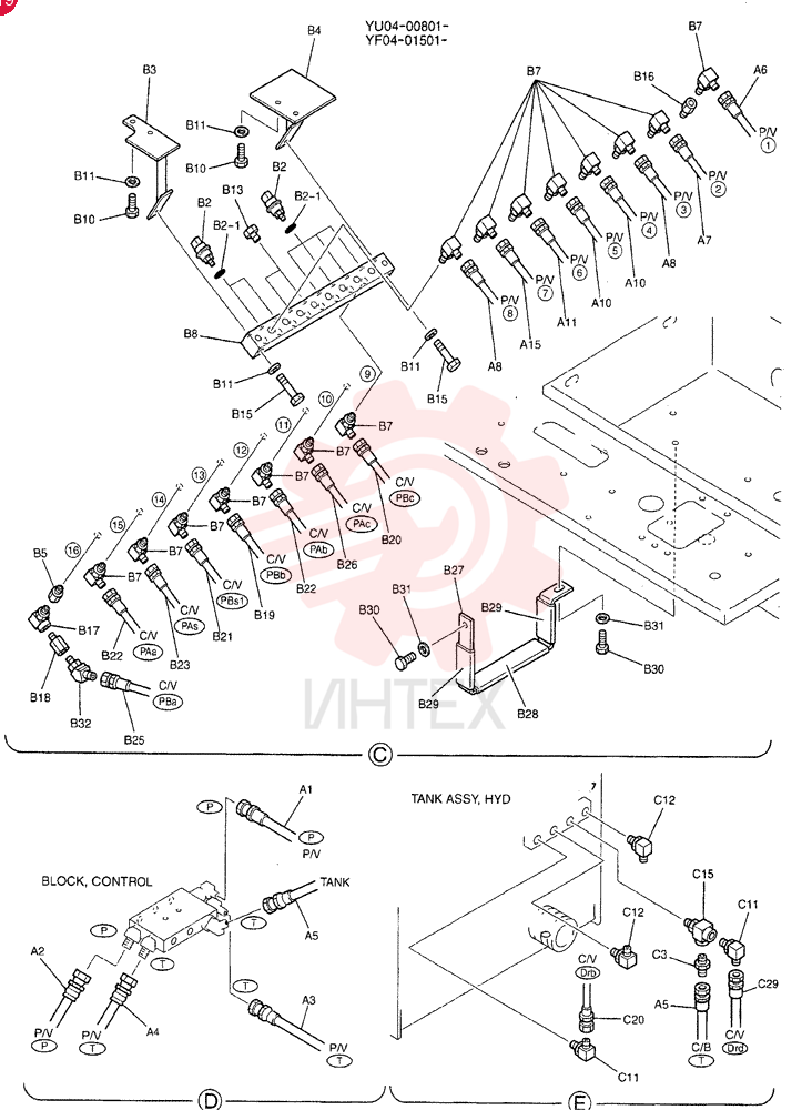 CONTROL LINES, REMOTE YF68H00004F1 (4)