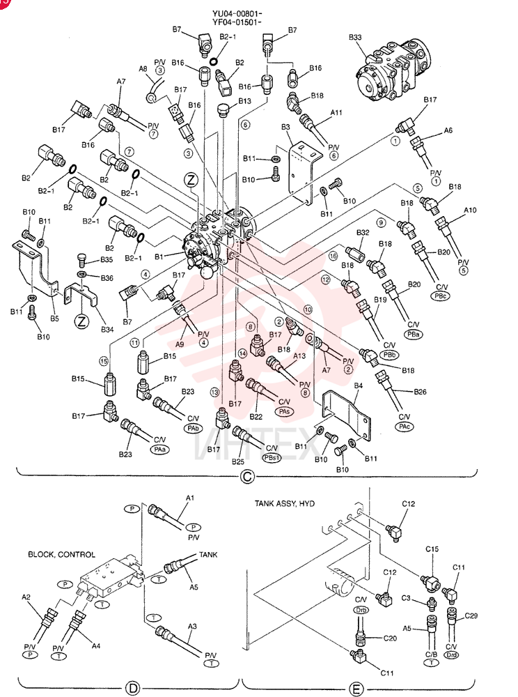 CONTROL LINES, REMOTE YF68H00002F1 (4)
