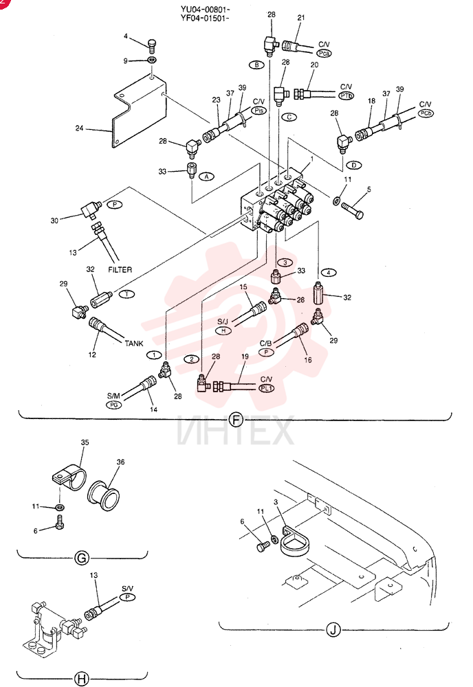 CONTROL LINES, VALVE YF64H00011F1 (3)
