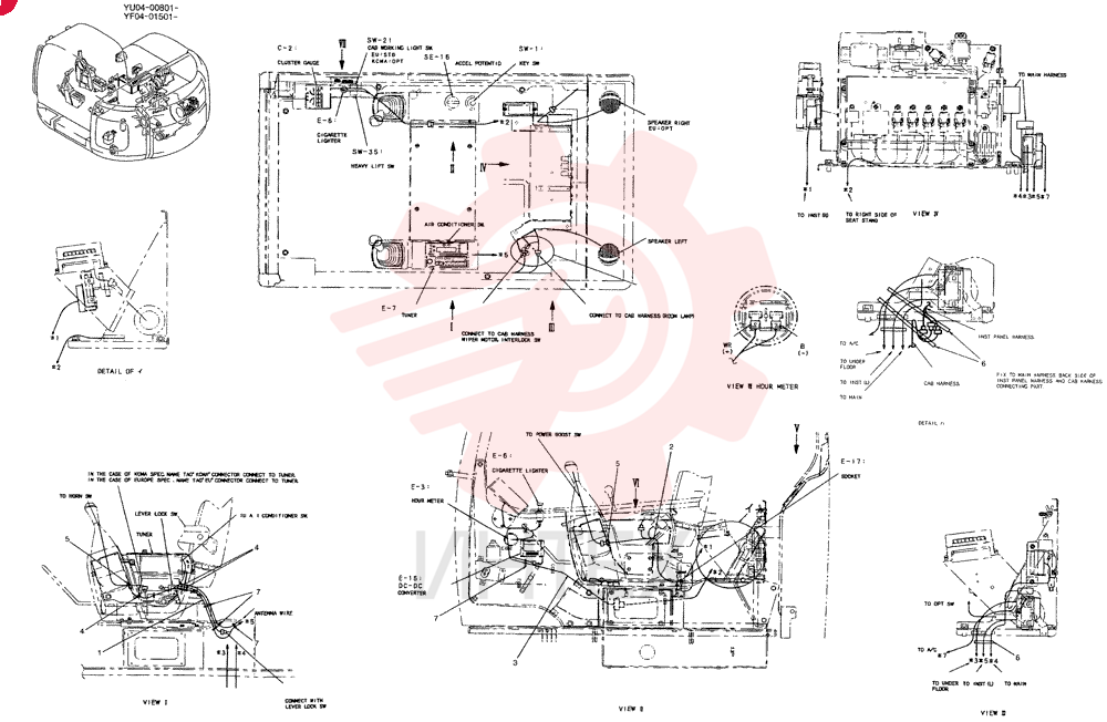 HARNESS ASSY, CAB YF14E00003F1 (1)