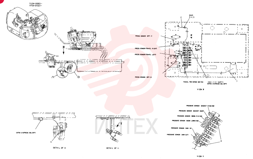HARNESS ASSY, UPPER YF13E00004F2 (1)