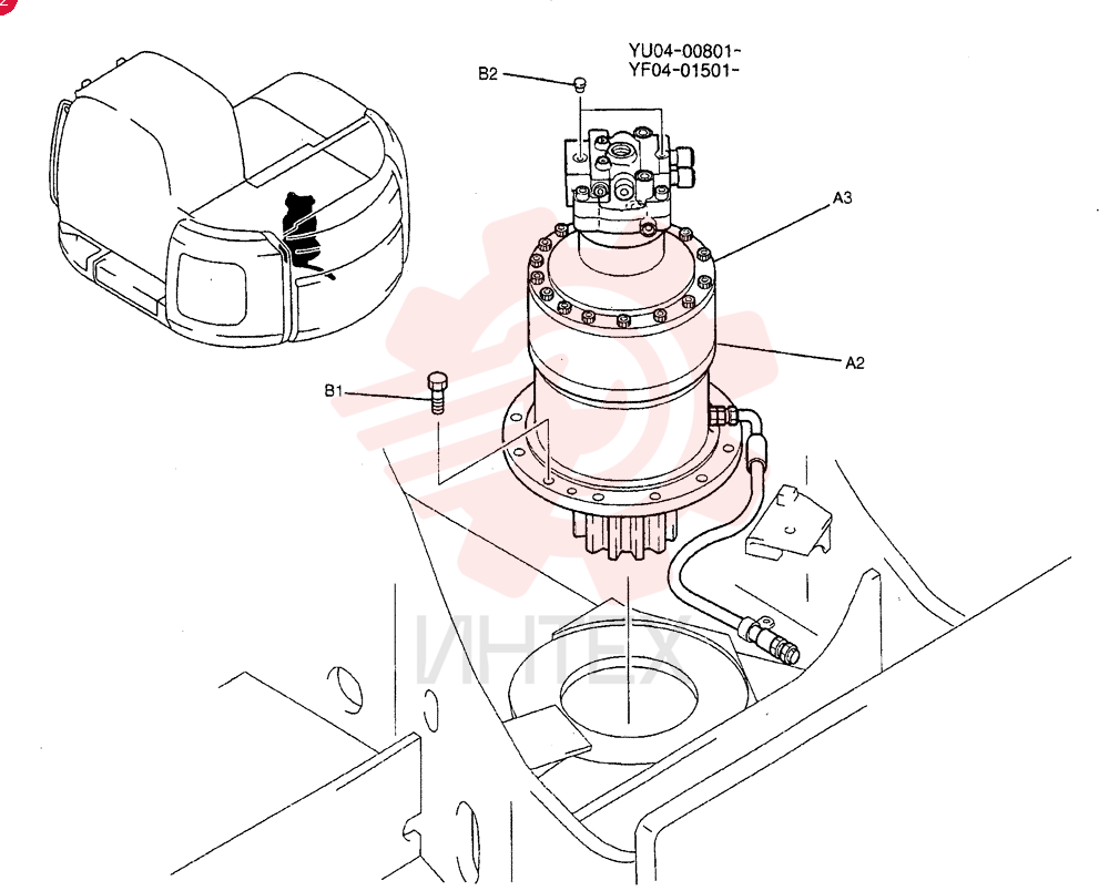 HYDRAULIC MOTOR YF15V00001F2