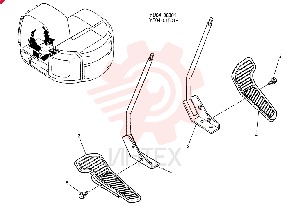 LEVER ASSY, PROPEL YY50M00001F1