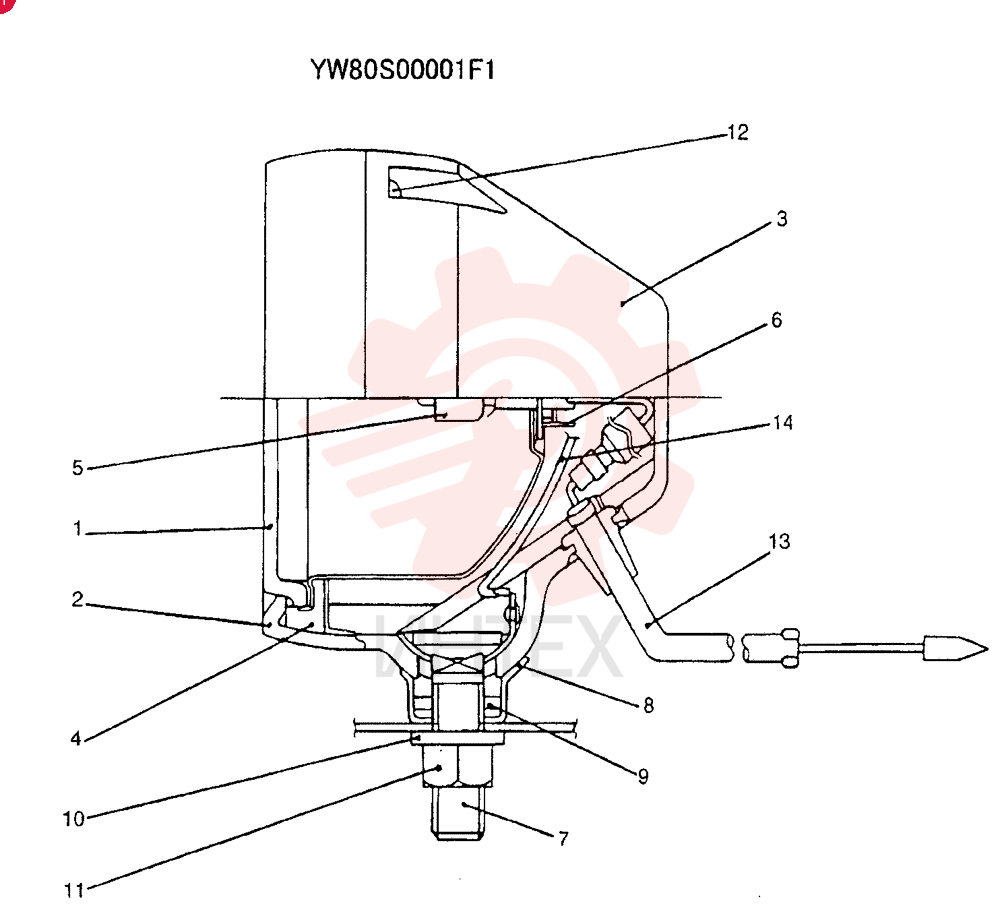 LIGHT ASSY. YW80S00001F1