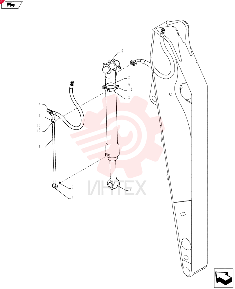 Cylinder (Bucket) YN43H00167F1