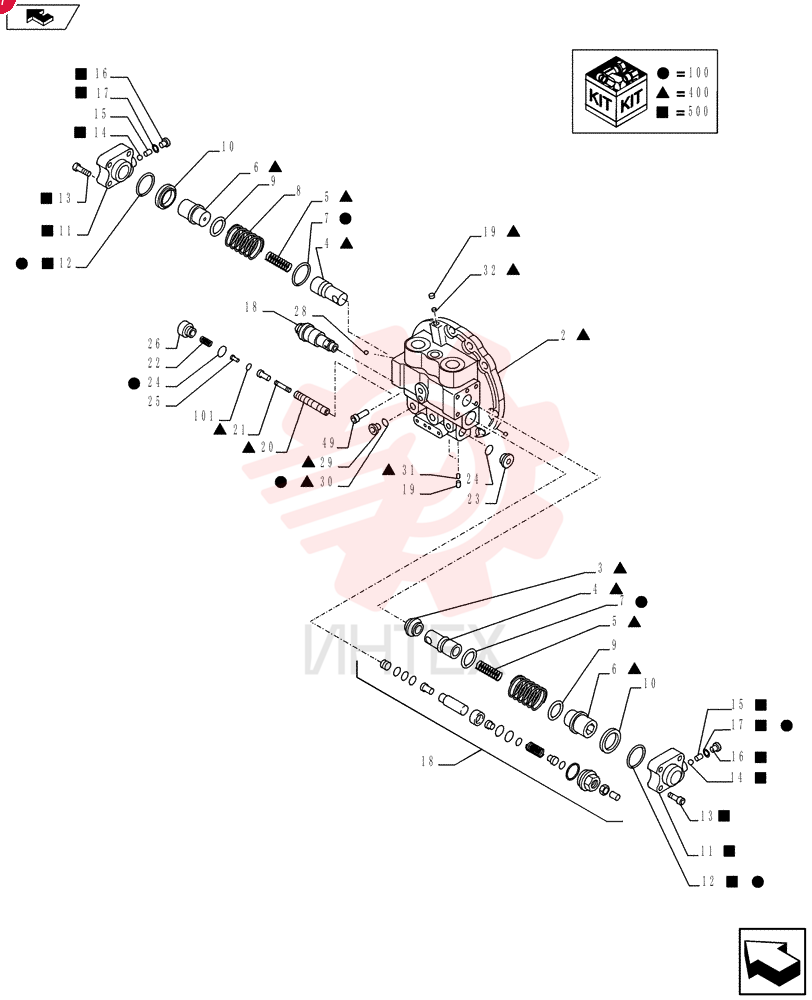 HYDRAULIC MOTOR LQ15V00020F3