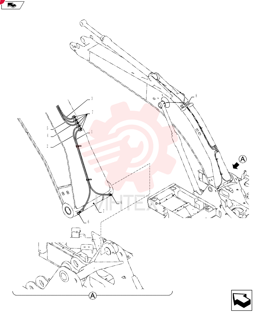 Схема (SK235SRLC-2) - SHORT RADIUS EXCAVATOR ASN YU06-03001- (1/01-12/06) YF02B00054F1