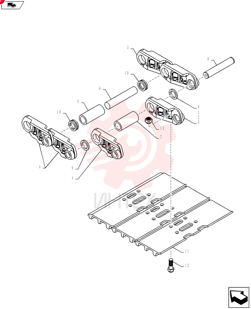 Схема (SK235SRLC-2) - SHORT RADIUS EXCAVATOR ASN YU06-03001- (1/01-12/06) LQ60D00030F3
