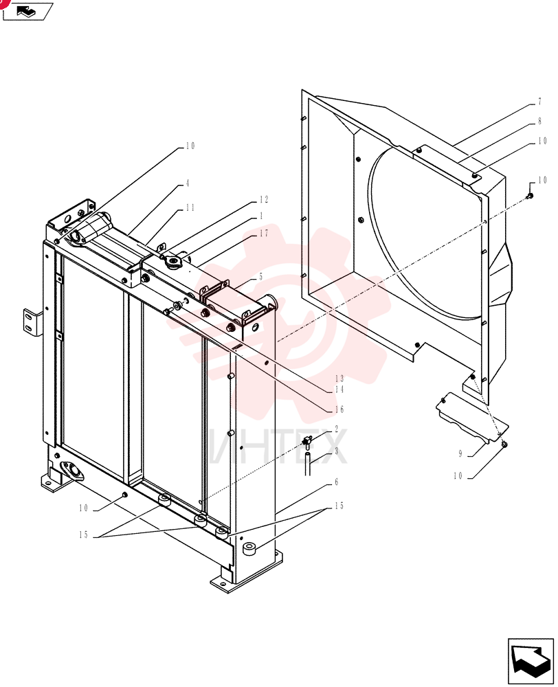 Схема (SK235SRLC-2) - SHORT RADIUS EXCAVATOR ASN YU06-03001- (1/01-12/06) YB05P00022F1 (1)