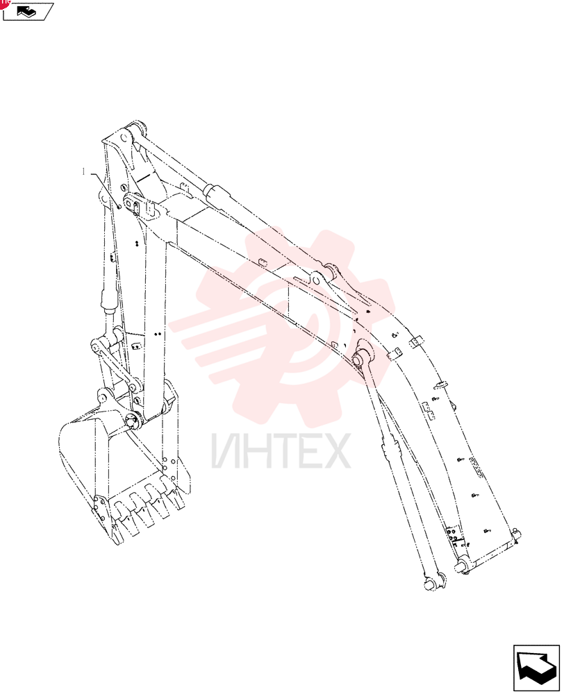 Схема (SK235SRLC-2) - SHORT RADIUS EXCAVATOR ASN YU06-03001- (1/01-12/06) YN12B02301F1